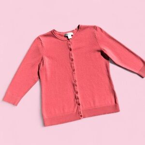 Christopher & Banks Coral Pink Cardigan